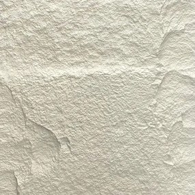 Pannello decorativo effetto roccia pietra 3D set 10 pz 7,2 mt2 rivestimento murale in PU 120 x 60 x 3 Bianco Leccese