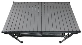 Tavolo da campeggio pieghevole 118x70 cm antracite