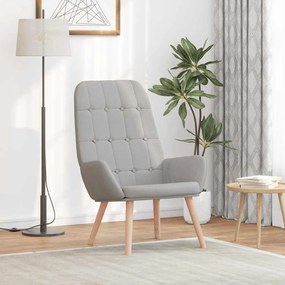 Sedia Relax Grigio Nuvola İn Tessuto /