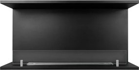 Camino a bioetanolo da incasso Trifacciale biocamino a 3 lati aperti 90x45 cm TREVI 90