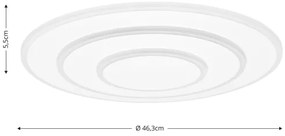 Brilagi - Lampada LED da soffitto dimmerabile MODERN LED/58W/230V 2700-6500K + D