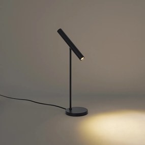 Lampada da tavolo moderna nera con LED e dimmer touch - Neva