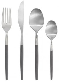 Posate grigio scuro/argentata in acciaio inox 16 pz Maxime – Blomus