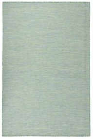 Tappeto Da Esterni A Tessitura Piatta 100x200 Cm Turchese /