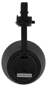 Faro LED 40W Trifase Nero CRI92 CCT Bianco Variabile 38° Bridgelux LED Colore Bianco Variabile CCT