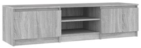 Mobile tv grigio sonoma 140x40x35,5 cm in legno multistrato