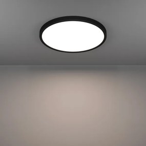 Eglo 901725 - LED RGBW plafoniera da bagno dimmerabile FUEVA-Z LED/17,5W/230V 39,9cm IP44 nero