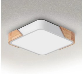 Brilagi - Plafoniera LED PILANA LED/24W/230V rovere/bianco 32x32 cm