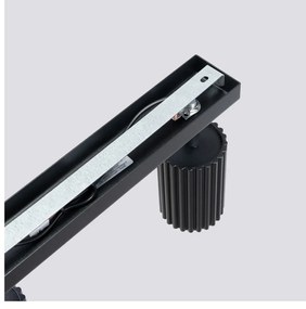 Faretto nero 6,5x45 cm Gleam – Sollux