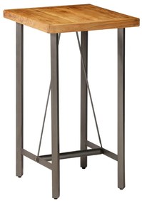 Tavolo Da Bar İn Teak Massello Di Recupero 60x60x107 Cm /