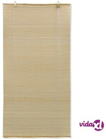 vidaXL Tende a Rullo in Bambù Naturale 120x160 cm