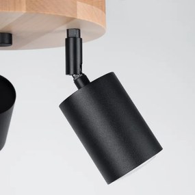 Sollux SL.1292 - Faretto VERDO 3xGU10/10W/230V nero