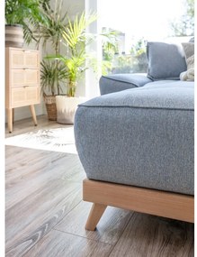 Divano letto azzurro ad angolo variabile Dazzling Daisy - Miuform