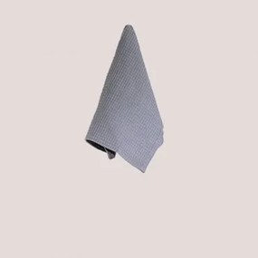 Asciugamani in cotone in 3 misure Yara Grigio Antracite & 30 x 50 cm - Sklum
