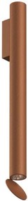 Flos Flauta H500 Spiga Lampada indoor 50 cm Da Parete a biemissione in alluminio Anodized Copper