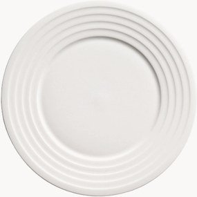 Set di 6 piatti da colazione in Fine Bone China Relief Fine Dining