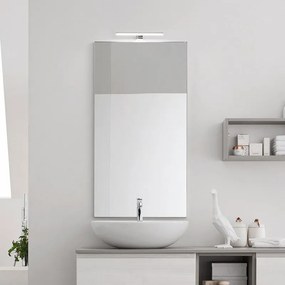 Specchio rettangolare modello Quadra, dimensioni L 105 x H 75.