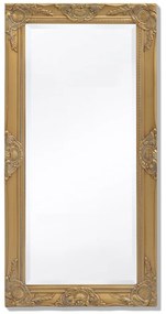 Specchio Da Parete Stile Barocco 100x50 Cm Oro /