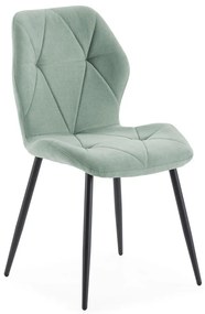 Sedie da pranzo in set da 4 in colore menta Luna - Marckeric