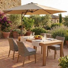 VERSUS - ombrellone da giardino decentrato