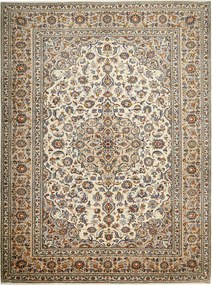 Kashan Tappeto 250 x 330 Beige (Iran) Annodato A Mano