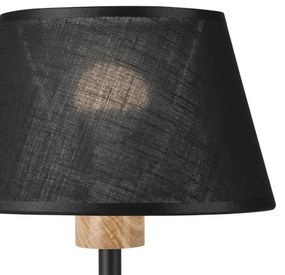 Brilagi - LED Lampada da tavolo ANTHONY 1xE14/40W/230V quercia/nero