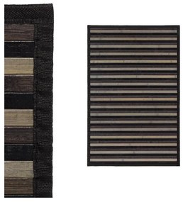 Tappeto in bambù grigio 60x90 cm - Casa Selección