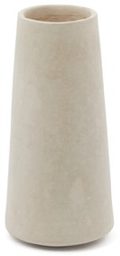 Kave Home - Vaso Silvara in cartapesta bianca 16 cm
