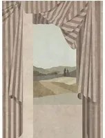Coordonne Wandbild Drape - Sepia