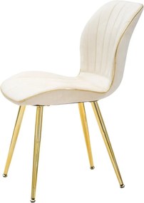 Sedie da pranzo in set color crema 2 pz Paris – Mauro Ferretti