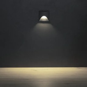 Kanlux 39140 - Applique per scale EXIN LED/2,5W/230V 4000K IP65 antracite, squadrata