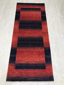 Loribaft Tappeto 200x80 Rosso (Iran) Annodato A Mano