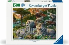 Puzzle Ravensburger Wolves in Spring