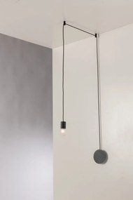 Lampadario Plafoniera Spider Eclettico Colore Antracite 10W Dim 12 x 500 cm