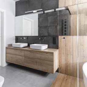 Applique da parete per bagno SHINE LED/7W/230V 40 cm IP44 bianco