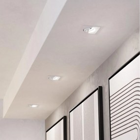 Eglo 902328-SET 3x LED faretti da incasso per soffitto SALICETO LED/6,4W/230V 8,8x8,8cm bianco