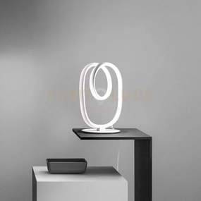 Diva l - lampada da tavolo colore bianco a led 3000k 680lm 17w dimm...