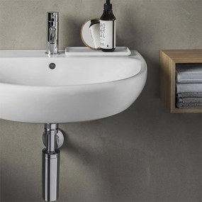 Lavabo sospeso Geberit 65 cm in ceramica bianco   Selnova