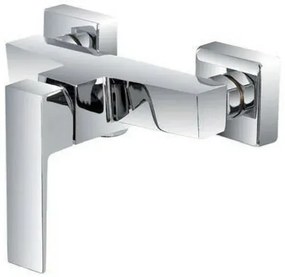 Miscelatore doccia esterno cromato in ottone serie Kubo