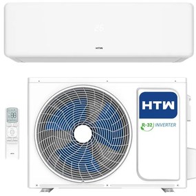 Condizionatore a muro monosplit inverter HTW EON 12K classe raffreddamento A+++, classe di riscaldamento A++, bianco