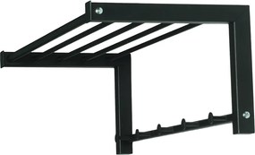 Attaccapanni da parete nero in metallo 78,5 cm Bergum – Spinder Design
