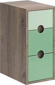 Cassetti in truciolare L 36 x L 45 cm verde Kompas VISOBATH