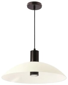 Lampada a sospensione TEDIN 1xGU10/15W/230V bianco/nero