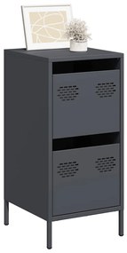 Credenza Antracite 35x39x73,5 Cm İn Acciaio Laminato A Freddo /