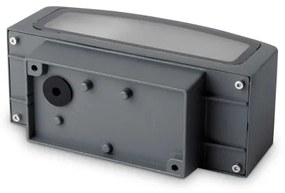 Ideal Lux - Applique da esterno ANDROMEDA 1xE27/60W/230V IP55 antracite