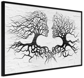 Poster  Like the Old Trees  Cornice Quadri Cornice nera, Larghezza x Altezza Home decor 45x30