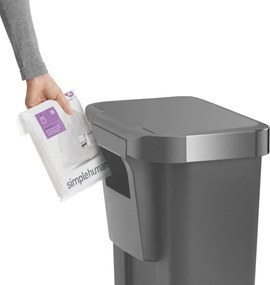 Cestino in plastica a pedale 45 l - simplehuman