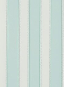 Nina Campbell Carta da parati Sackville Stripe - Aqua