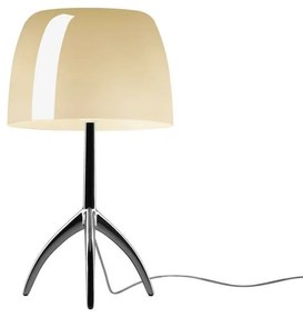 Foscarini - Lumiere Grande Lampada da Tavolo E27 Nero Cromato/Warm White Foscarini