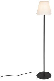 Lampada da terra per esterni moderna nera - Virginia
